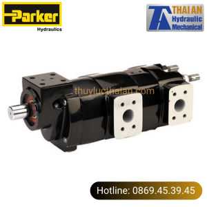 PGP350-Parker. Bơm Bánh Răng 2 tầng
