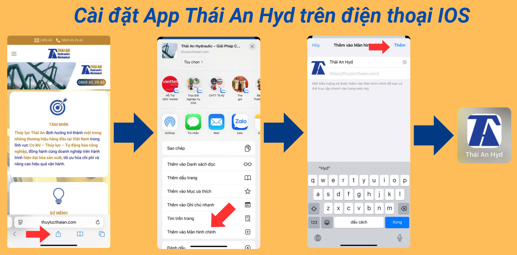 Cài app trên IOS